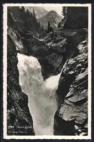 AK Handeggfall, Wasserfall an der Grimselstrasse