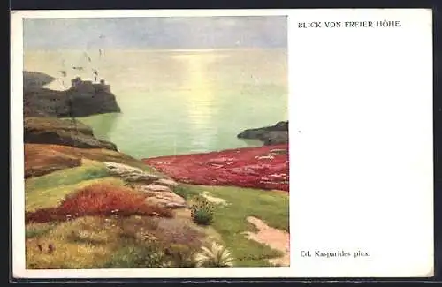 Künstler-AK Brüder Kohn (B.K.W.I) Nr. 738 /11: Blick von freier Höhe, nach F. Kasparides