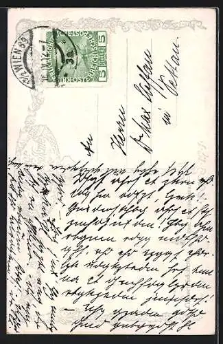 Künstler-AK Brüder Kohn (B.K.W.I) Nr. 1148: Gänsemädchen