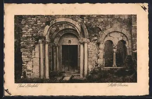 AK Bad Hersfeld, Stifts-Ruine, Portal