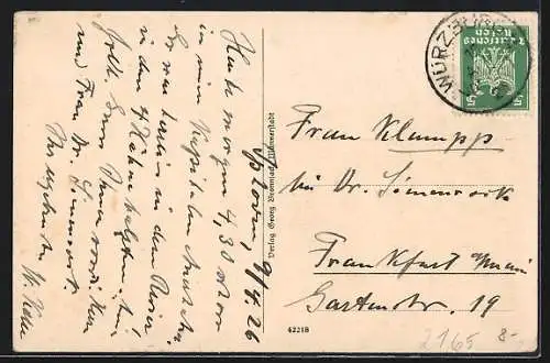 AK Iphofen, Teilansicht mit Markteinersheimertor u. Schwanberg