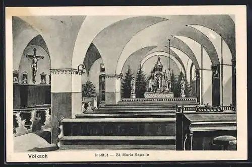 AK Volkach, Institut, St. Maria-Kapelle, Innenansicht