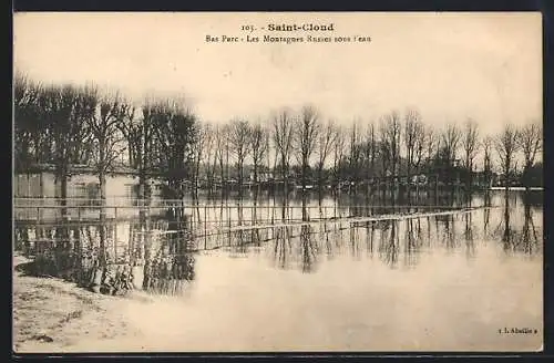 AK Saint-Cloud, Les Montagnes Russes sous l`eau, Bas Parc