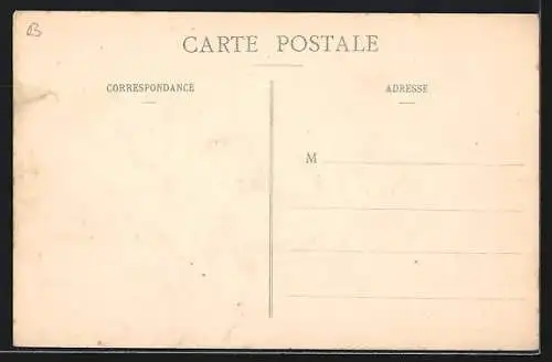 AK Saint-Cloud, Le Parc, Inondation de l`Allee du Monument