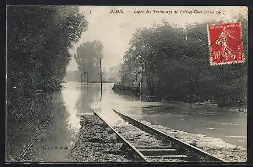 AK Blois, Ligne des Tramways de Loir-et-Cher