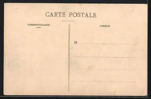AK Troyes, Inondation Janvier 1910, Allee Weber apres l`inondation