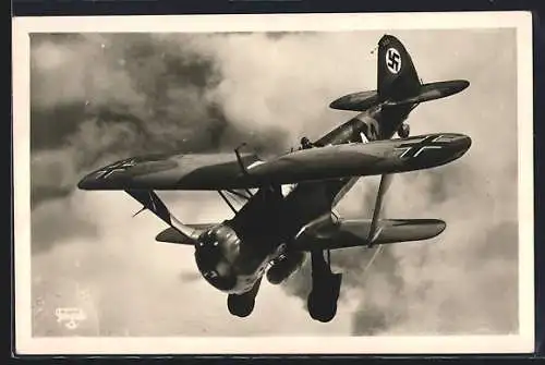 AK Unsere Luftwaffe Sturzkampf-Einsitzer Hs 123