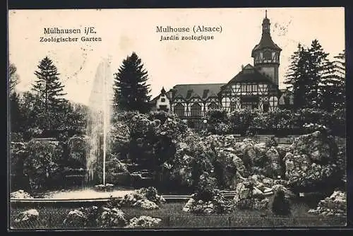 AK Mülhausen i. E., Zoologischer Garten