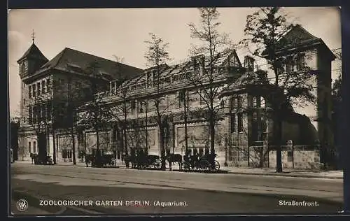 AK Berlin, Strassenfront des Aquariums des Zoologischen Gartens