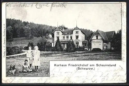 AK Schauinsland, Gasthaus-Kurhaus Friedrichshof