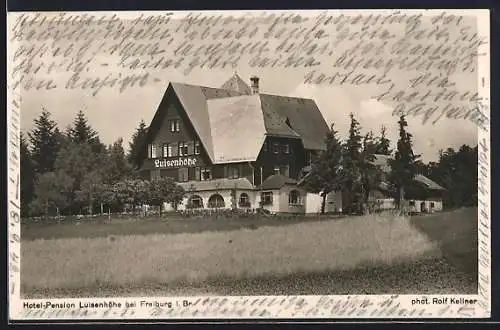 AK Freiburg i. B., Hotel-Restaurant Luisenhöhe