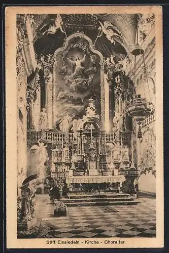 AK Einsiedeln, Stift, Kirche, Choraltar