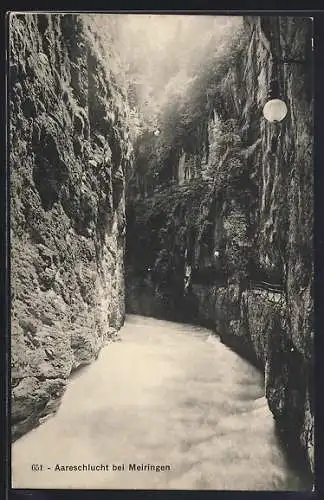 AK Meiringen, Aareschlucht