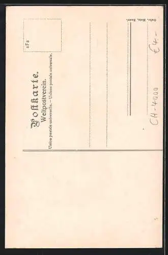 AK Basel, Rathaus Uhr