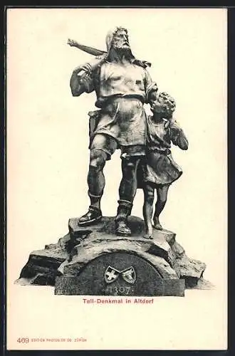 AK Altdorf, Tell-Denkmal