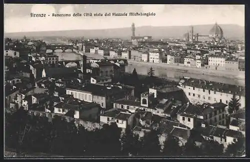 AK Firenze, Panorama della Città vista dal Piazzale Michelangiolo