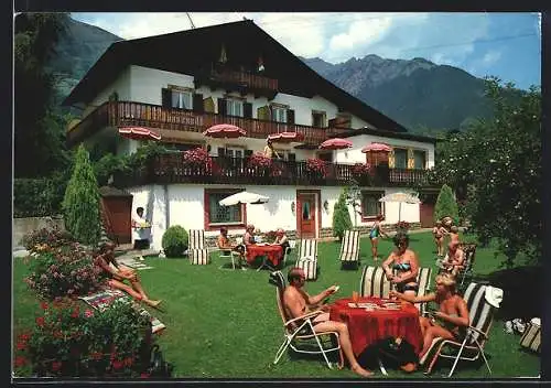AK Dorf Tirol bei Meran, Hotel Garni Schönbrunn, Aichstrasse 2