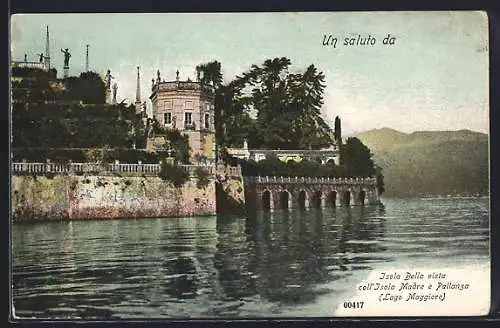 AK Isola Bella /Lago Maggiore, Vista coll`Isola Madre e Pallanza