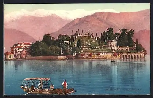 AK Isola Bella /Lago Maggiore, Veduta generale