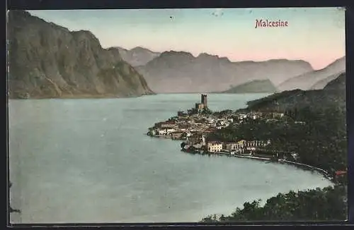 AK Malcesine, Totalansicht am See
