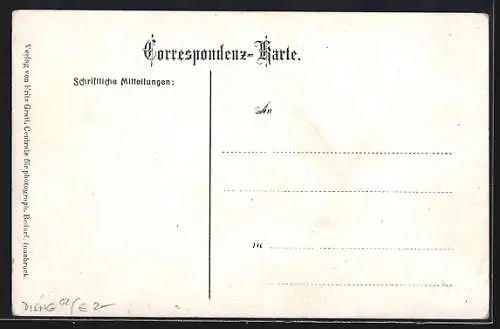 AK Sterzing, Totalansicht mit dem Zillertal und den umgebenden Alpen aus der Vogelschau