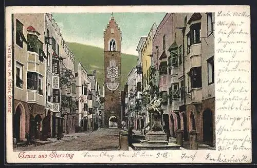 AK Sterzing, Blick zum Stadttor