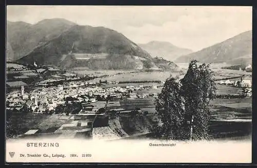 AK Sterzing, Gesamtansicht vom Berg aus