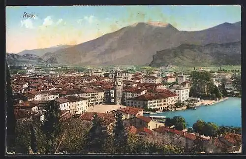 AK Riva, Panoramablick auf den Ort