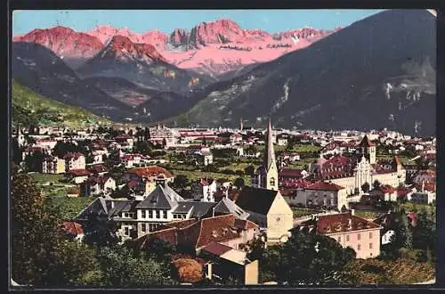 AK Bozen-Gries, Totale mit dem Rosengarten