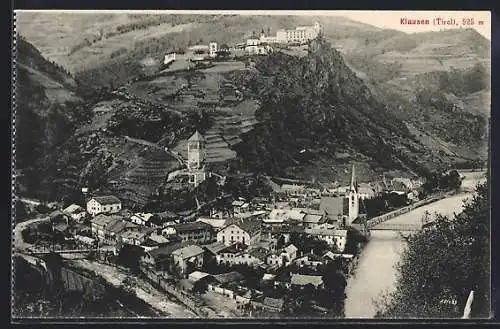 AK Klausen, Panorama mit Kloster