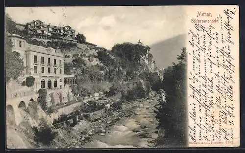 AK Meran, An der Gilfpromenade