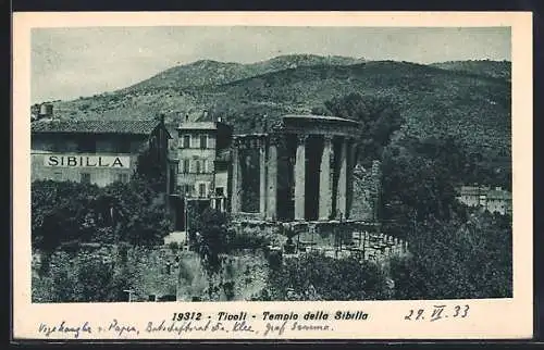 AK Tivoli, Tempio della Sibilla