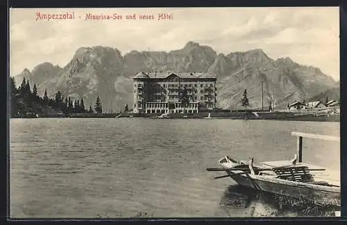 AK Misurina, Misurina-See und neues Hotel