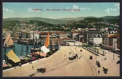 AK Trieste, Riva Carciotti e Via della Stazione