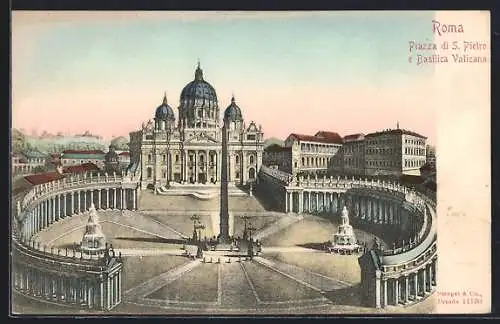 AK Roma, Piazza di S. Pietro e Basilica Vaticana