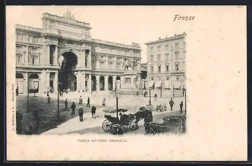 AK Firenze, Piazza Vittorio Emanuele