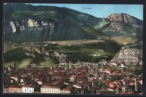 AK Trento, Generalansicht der Stadt