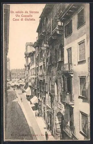 AK Verona, Via Cappello, Casa di Giullietta