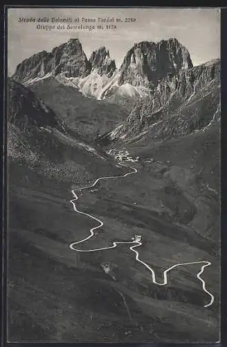 AK Passo Pordoi, Strada delle Dolomiti, Gruppo del Sassolungo