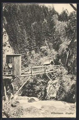 AK Sterzing, Eingang zur Gilfenklamm