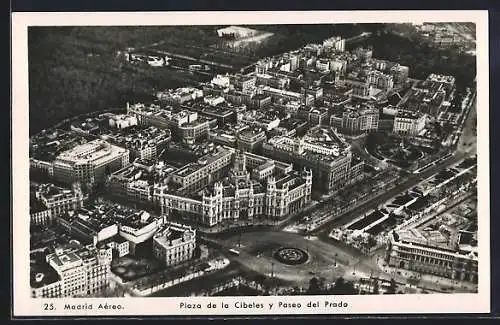 AK Madrid, Plaza de la Cibeles y Paseo del Prado