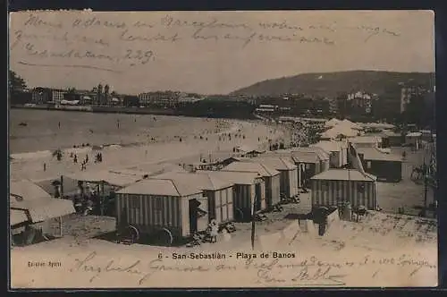 AK San-Sebastiàn, Playa de Banos