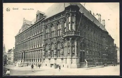 AK Gand / Gent, Hôtel de ville