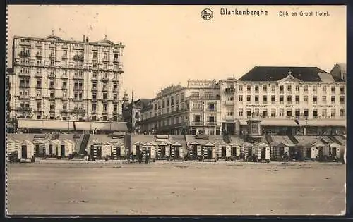 AK Blankenberghe, Digue et Grand Hotel