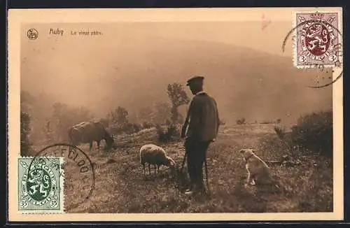 AK Auby-sur-Semois, Le vieux pâtre