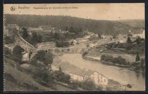 AK Bouillon, Panorama pris de l`ancienne route de Sedan