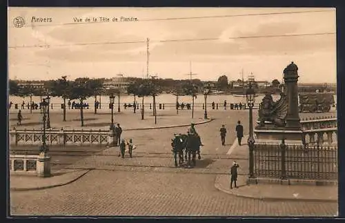 AK Anvers, Vue de la Tête de Flandre