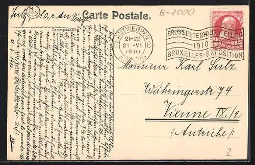 AK Anvers, Vue de la Tête de Flandre