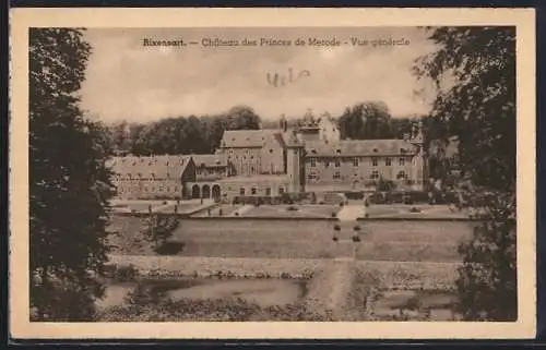 AK Rixensart, Château des Princes de Merode, Vue générale