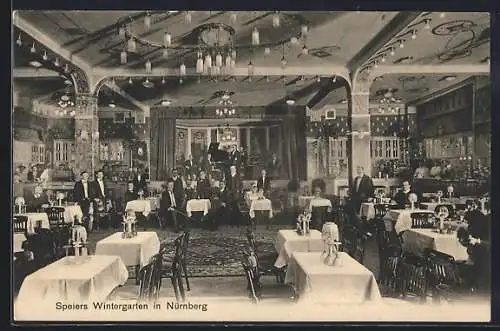 AK Nürnberg, Gasthaus Speier`s Wintergarten